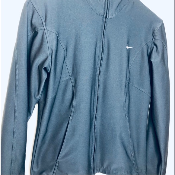 Nike Girls Dri-Fit Full Zip Grey Jacket size Medium - Picture 9 of 9
